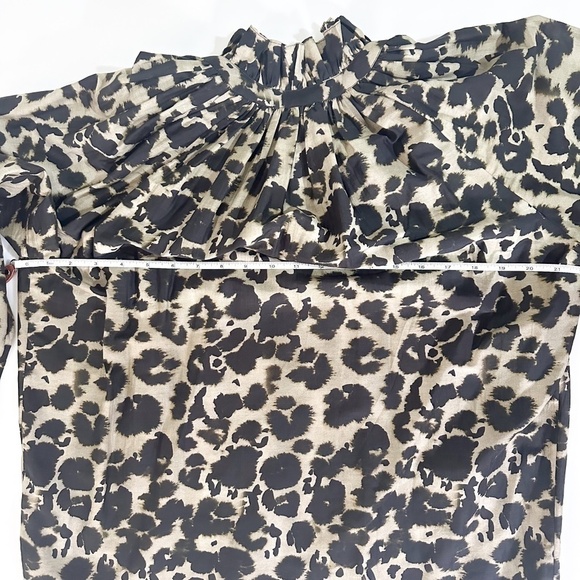 Current/Elliot Annabelle Blouse Animal Print - Size Medium - Picture 4 of 7